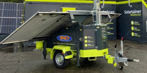 Sustainable Site Lighting Hire
